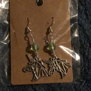 Beautiful handmade unicorn earrings